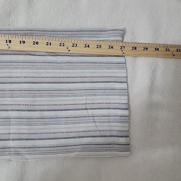 Just Living Pants Womens Small Striped Linen And Cotton Drawstring Lagenloook - Picture 5 of 7